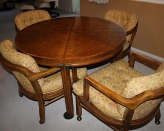 $450. Round dining table and 4 chairs.