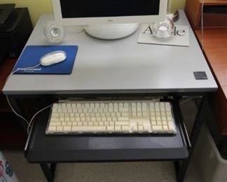 $100. Mac computer. Computer desk $40.