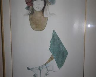 $50. Rosamond "Christine" lithograph