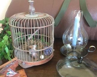 Birdcage, Candle Lamp, Candy Dish