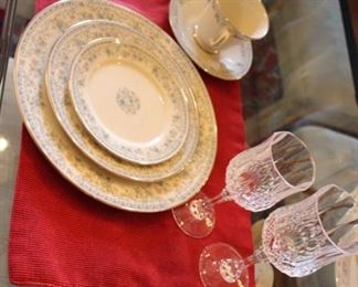 Lenox Columbine China set - complete service for 12!