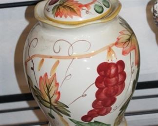 Italian ceramic jar