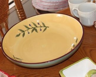 Crate & Barrel pasta bowl