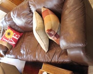 Leather sofa
