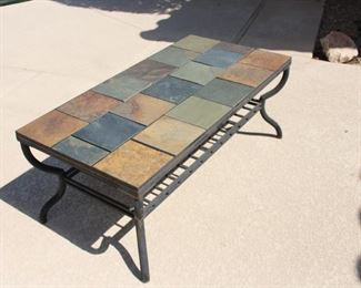 Tile coffee patio table