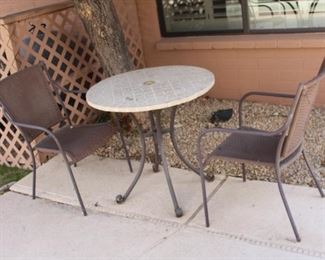 Patio bistro set