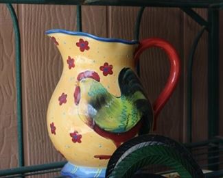 Rooster pitcher
