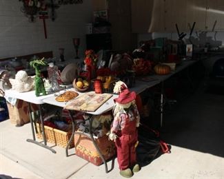 Plenty of Christmas and Fall decor