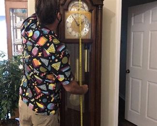 Height of Grandfather clock