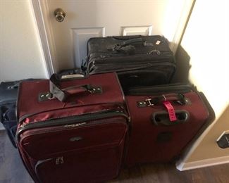 Lots of suitcases $10 and $20  each