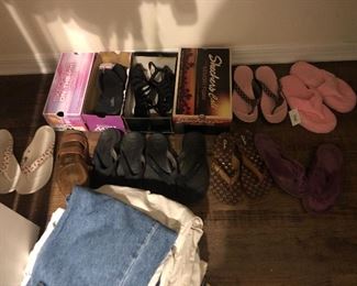 Woman’s shoes $3.00 and up 
New