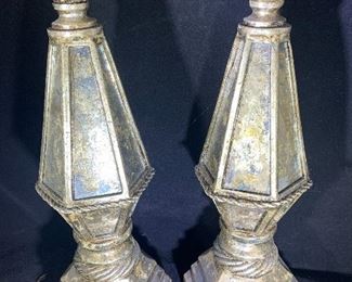 antiqued mirror mantle pieces (modern)