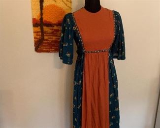 vintage maxi dress by Joy Stevens of California 
