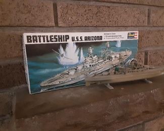 Vintage Battleship U.S.S. Arizona