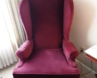 ANTIQUE WING BACK CHAIR