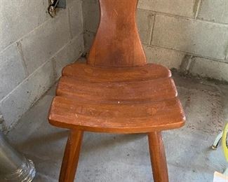 Antique wood chair