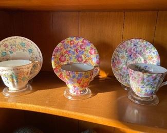 Tea cups and saucers collection