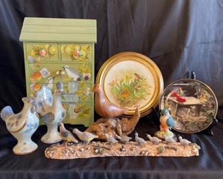 Assorted Decorative Birds