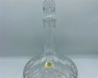 Large Full Lead Crystal Decanter