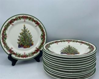 Radko Holiday Plates