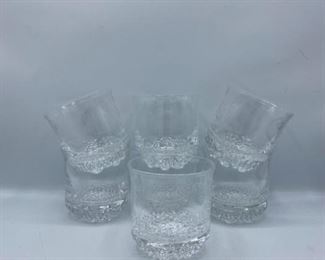 Textured Glass Cups