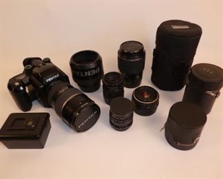 Pentax 654N camera set