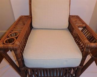 2 Rattan chairs by Palecek