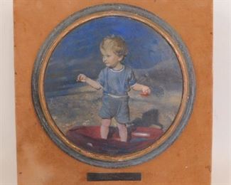 Painting of boy