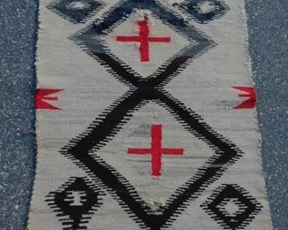 Several Native American blankets / rugs