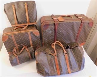 Louis Vuitton luggage