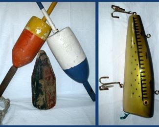 Floats and Huge Fishing Lure 