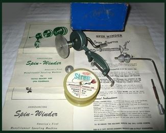 Vintage Spin Winder; Complete in Original Box 