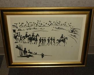 Picasso framed print