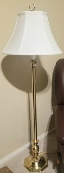Elegant brass lamp