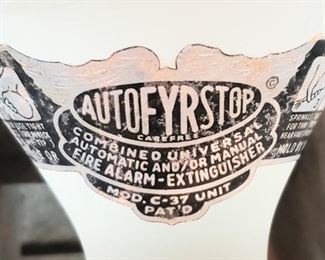 Antique Fire Extinguisher 