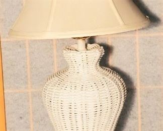 Wicker lamp