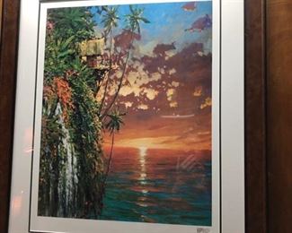 Marko Mavrovich Signed Serigraph
Titled “I think of you this time of day”