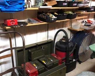 Craftsman, Blue Grass, Stanley, Disston & Sons, Delta, Makita, Porter Cable, Coleman, RemLine, Stihl tools. 
 Like new vintage carpenters tools including:  well drill bits, nice tool boxes, wood working tools, clamps, machinist planes, vices, hammers, 3/8" galvanized chain, pliers, lanterns, nails, crews, Dremels, yard tools, saws, wrenches, shop fans, wheel barrows, galvanized buckets, ladders, tool chests, tool cabinets.