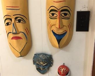 Tribal masks from around the globe