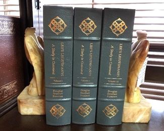 Three volume “Lee’s Lieutenants”   Leather bound, gilded pages.  In near perfect condition.  