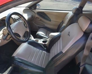 inside 2002 Ford Mustang