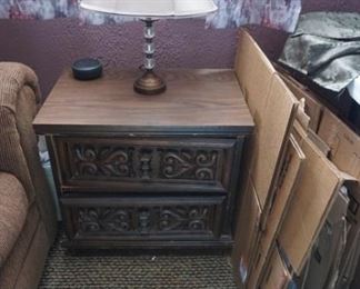 table, lamp