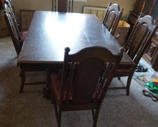 table with chair