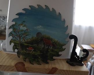 painted saw