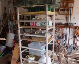 vintage bread cart