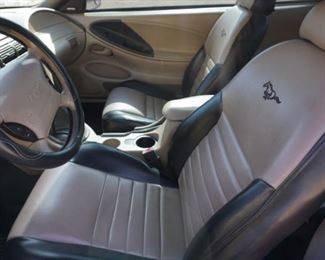 driver's side inside of mustang