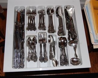 Oneida Michelangelo 70+ pieces , you may want to look this up, it is very collectible 