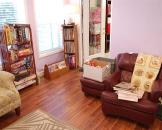 Leather chair and games