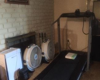 Pacer folding treadmill.