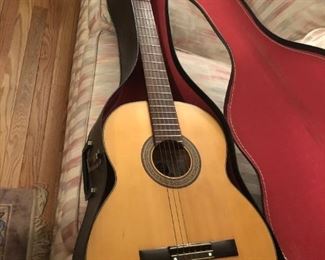 Morena acoustic guitar. New style Model C231N, in mint condition with case $500 (Photo 1/4)